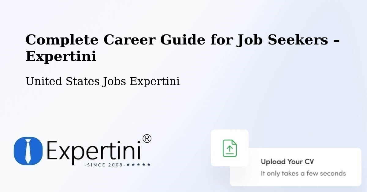 Career Guide for Job Seekers – Des Plaines - Des Plaines, United States Jobs Expertini